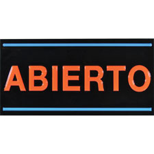 Royal Sovereign Spanish Open LED Sign