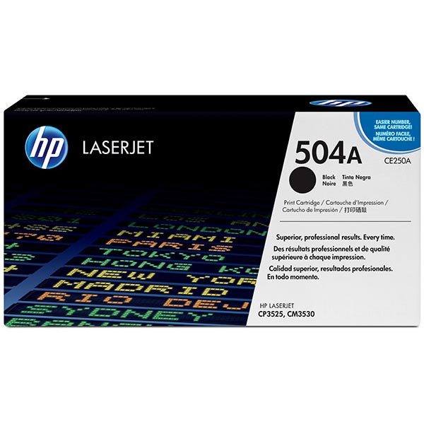 HP CE250A (HP 504A) Black OEM Toner Cartridge