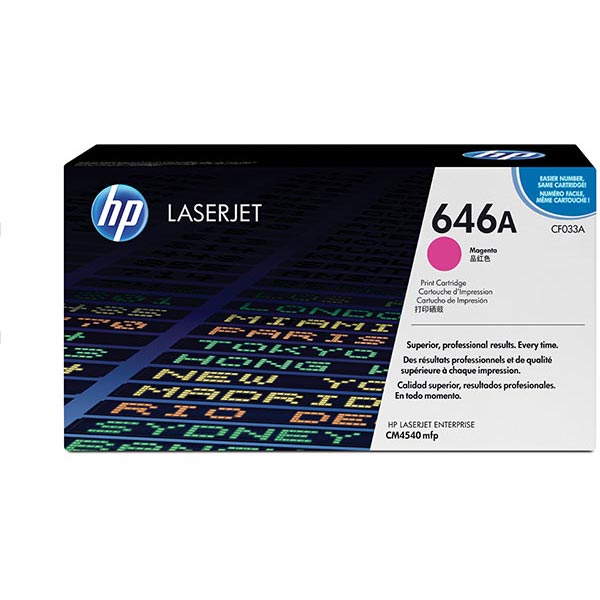 HP CF033A (HP 646A) Magenta OEM Laser Toner Cartridge