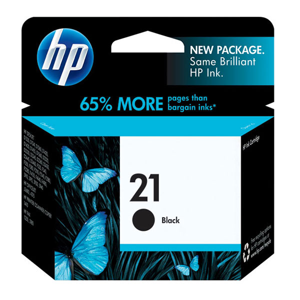 HP C9351AN (HP 21) Black OEM Inkjet Cartridge