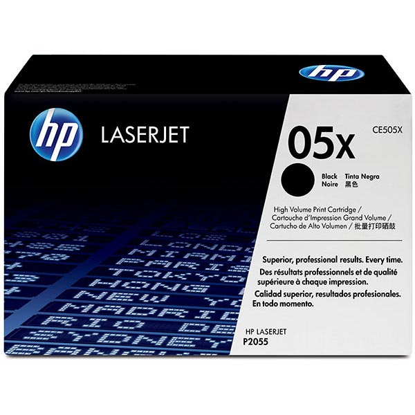 HP CE505X (HP 05X) Black OEM Toner Cartridge