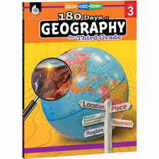 Shell Education 180 Days of Geography Resource