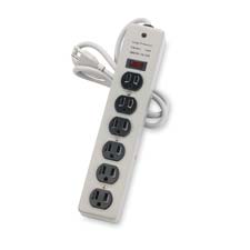 Compucessory 6-outlet Metal Power Strip