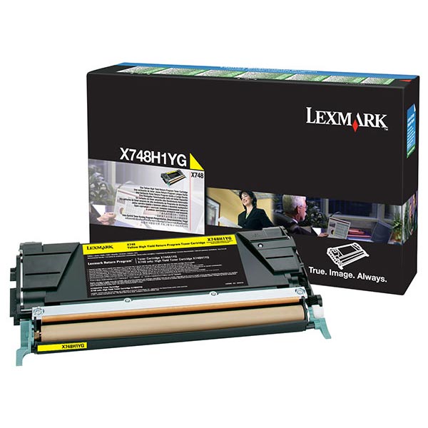 Lexmark X748H1YG Yellow OEM High Yield Toner