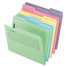 Pendaflex Printed Notes Fastener File Folders