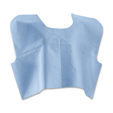 Medline Disposable Blue Patient Capes