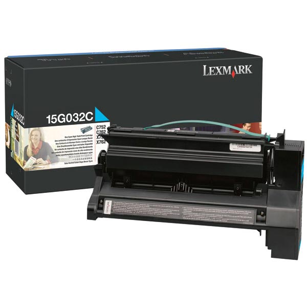 Lexmark 15G032C Cyan OEM Print Cartridge