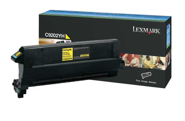 Lexmark C9202YH Yellow OEM Toner Cartridge