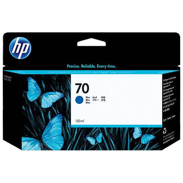 HP C9458A (HP 70) Blue OEM Pigment Inkjet Cartridge