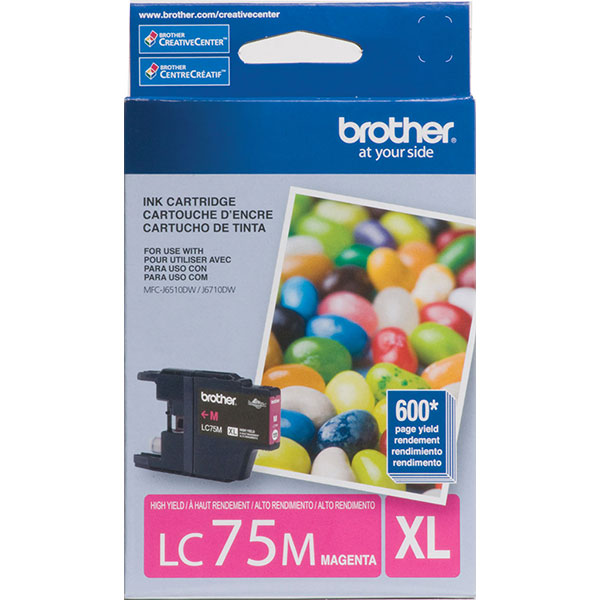 Brother LC-75M Magenta OEM Inkjet Cartridge