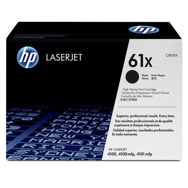 HP C8061X (HP 61X) Black OEM Toner Cartridge