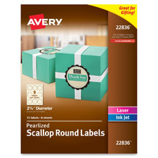 Avery 2-1/2" Pearlized Round Labels