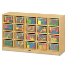 Jonti-Craft 20 Cubbie-tray Mobile Storage Unit