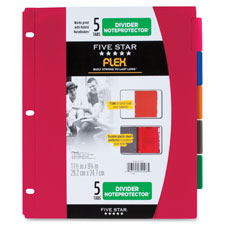 Mead Five Star Flex 5 Tabs Divider Noteprotectors