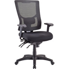 Lorell Multifunctional Mesh High-back Exec. Chair