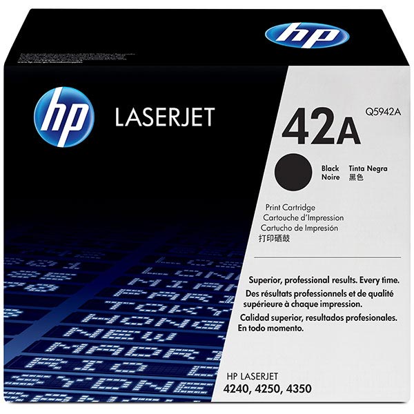 HP Q5942A (HP 42A) Black OEM Toner Cartridge