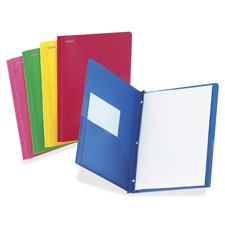 Oxford Translucent Poly Twin Pocket Folders