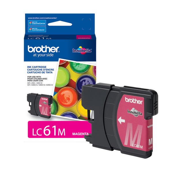 Brother LC-61M Magenta OEM Inkjet Cartridge