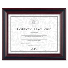 Burns Grp. Dax Rosewood/Black Certificate Frame