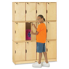 Jonti-Craft Triple Stack Stackable Student Lockers