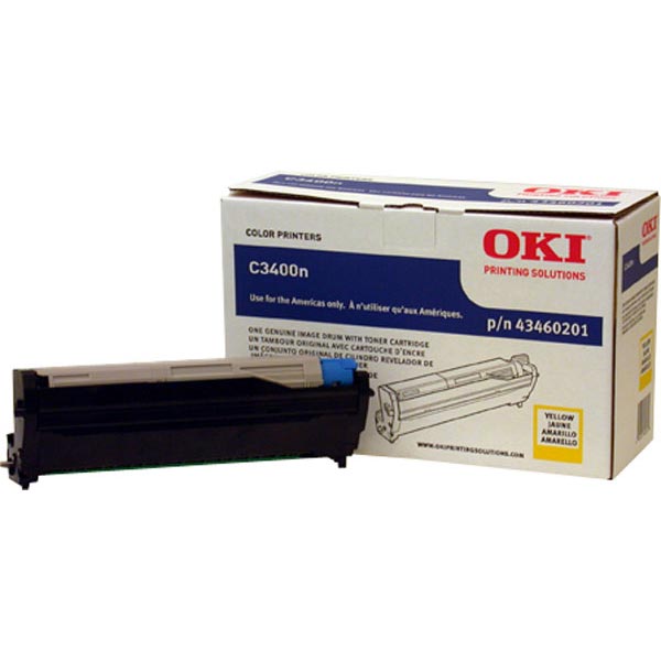 Okidata 43460201 Yellow OEM Laser Toner Image Drum