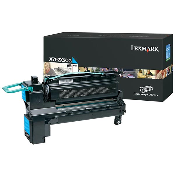 Lexmark X792X2CG Cyan OEM Extra High Yield Toner