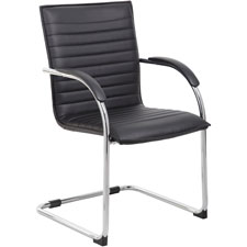 Boss Office Prod. Chrome Frame Vinyl Side Chair