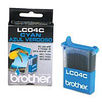 Brother LC-04C Cyan OEM Inkjet Cartridge