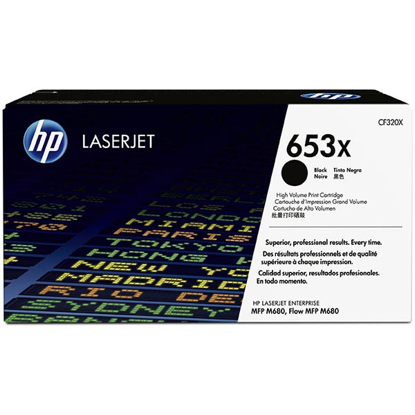 HP CF320X (HP 653X) Black OEM Toner Cartridge