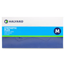 Halyard Synthetic Plus PF Vinyl Exam Gloves