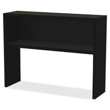 Lorell Comm. Steel Desk Srs Black Stack-on Hutch