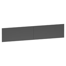 Lorell 97000 72" Hutch Charcoal Flipper Doors