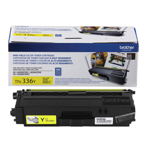 Brother TN-336y Yellow OEM Toner Cartridge