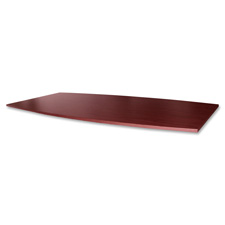 Lorell Essentials Mahogany Boat-shape Tabletop