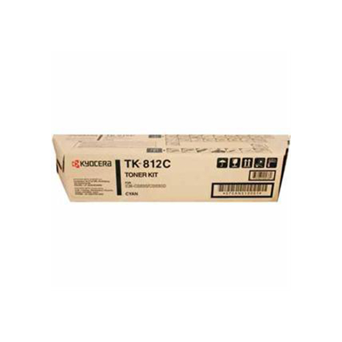 Kyocera Mita 370PC5KM (TK-812C) Cyan OEM Toner Cartridge