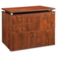 Lorell Ascent Series Cherry Laminate Lateral File