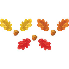 Trend Class Accents Fall Oak Leaves/Acorns Pack