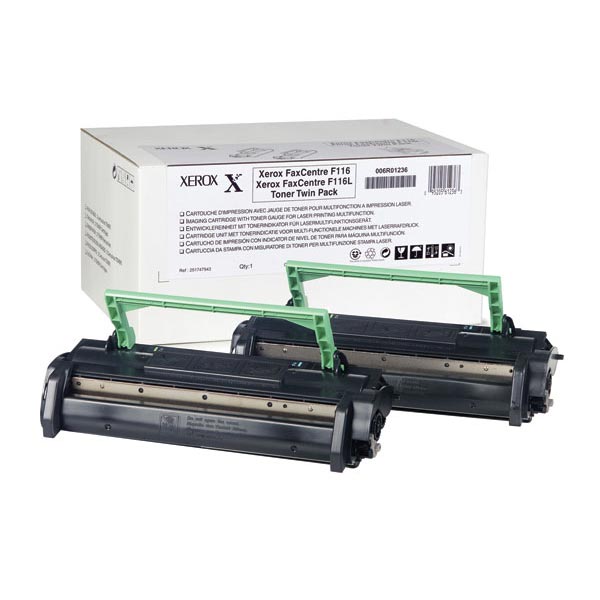 Xerox 006R01236 (6R1236) Black OEM Toner Cartridge (2 pk)