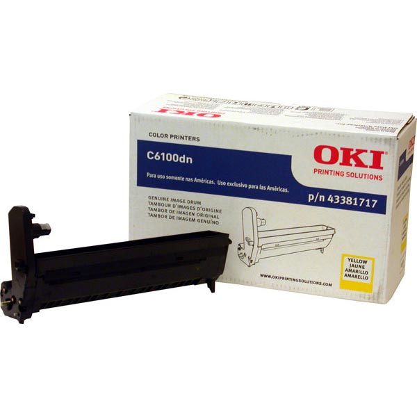 Okidata 43381717 Yellow OEM Drum Cartridge