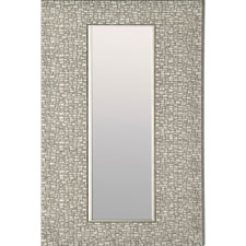 Lorell Mosaic Silver Framed Accent Mirror