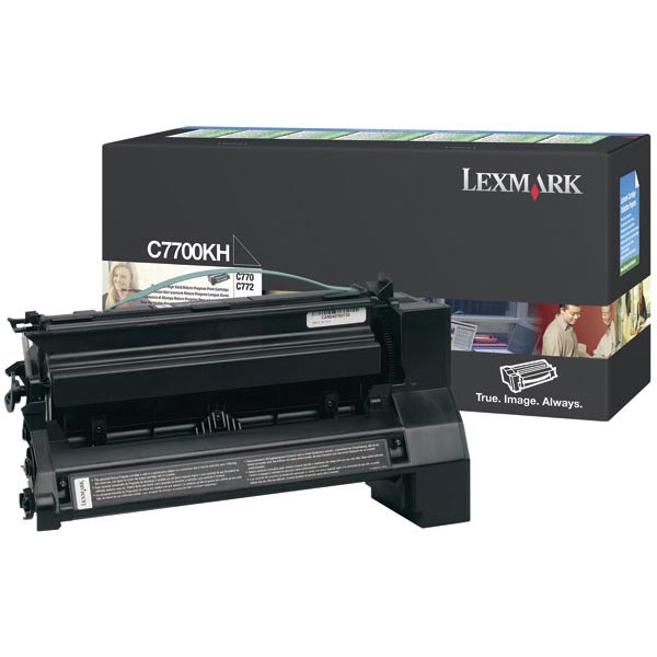 Lexmark C7700KH Black OEM Toner Cartridge