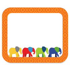 Carson Parade of Elephants Colorful Name Tags