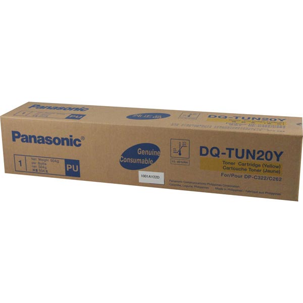 Panasonic DQ-TUN20Y Yellow OEM Laser Toner Cartridge