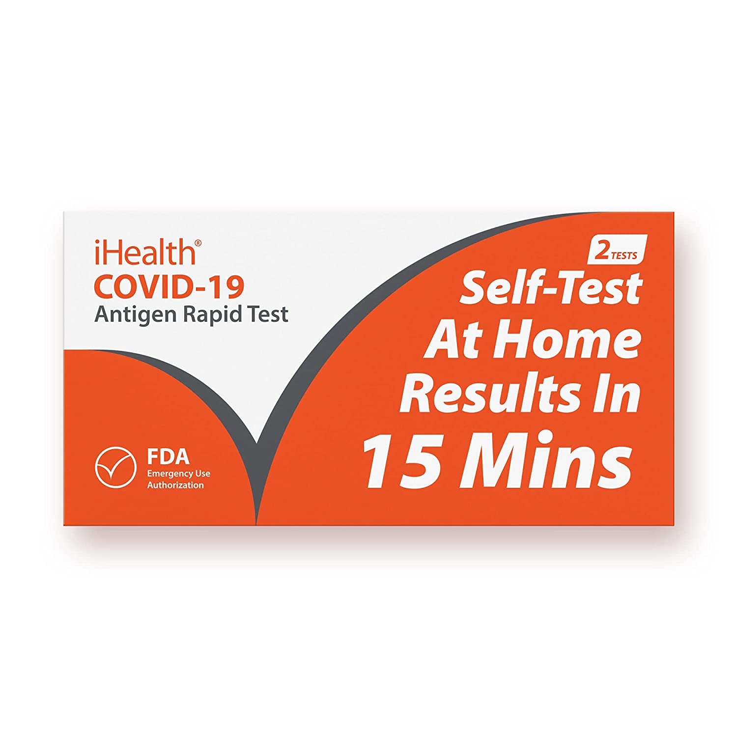 I-Health at-Home Rapid Antigen Test Kits  (2 x 180 kits per case/order @ $9.29 per kit)