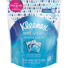 Kimberly-Clark Kleenex Gentle Wrapped Wet Wipes