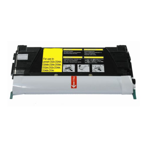 Premium Quality Yellow Laser Toner Cartridge compatible with Lexmark C5242YH