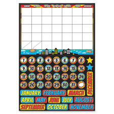 Ashley Prod. Superhero Magnetic Calendar Set