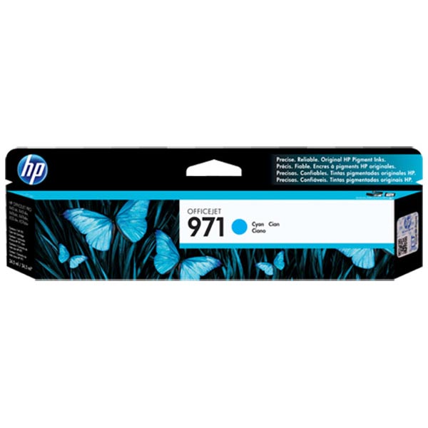 HP CN622AM (HP 971) Cyan OEM Inkjet Cartridge