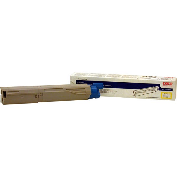 Okidata 43459401 Yellow OEM Laser Toner Cartridge
