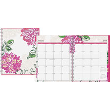 Blue Sky Dahlia Monthly Planner